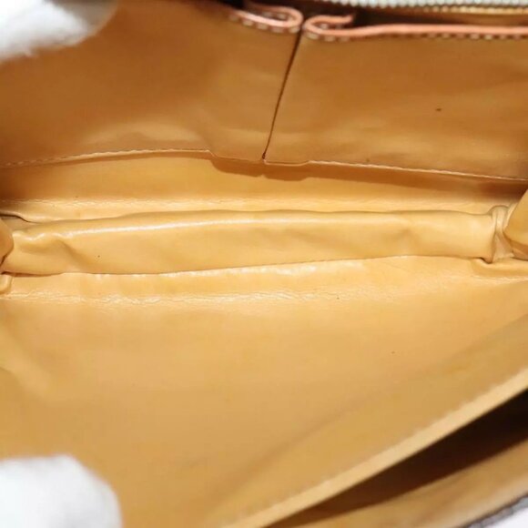 CELINE Macadam Canvas Shoulder Bag PVC Leather Brown Auth ki5395 - Picture 13 of 16